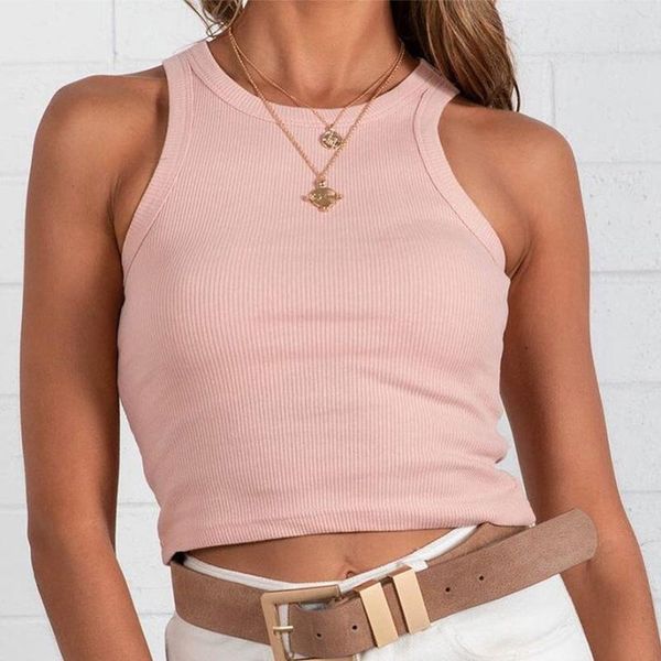 women's tanks & camis summer sleeveless o-neck solid vests 2021 fashion all-match female crop streetwear casual slim ladies vest, White
women's tanks & camis summer sleeveless o-neck solid vests 2021 fashion all-match female crop streetwear casual slim ladies vest, White