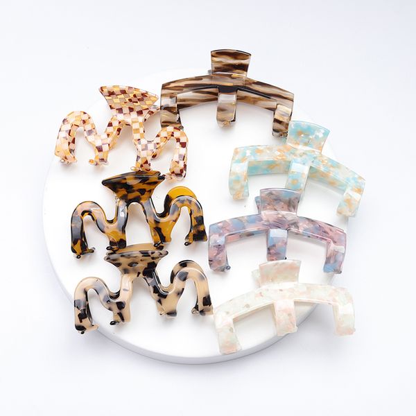retro acetate hairpin large wave korean fashion ins girl catch clamps small fresh leopard print catch-clip temperament simple headpin hair a, Slivery;golden
retro acetate hairpin large wave korean fashion ins girl catch clamps small fresh leopard print catch-clip temperament simple headpin hair a, Slivery;golden