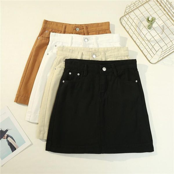 skirts summer 2021 women denim skirt casual high waist a-line black jeans y2k fashion all-match white mini jupe jean femme
skirts summer 2021 women denim skirt casual high waist a-line black jeans y2k fashion all-match white mini jupe jean femme