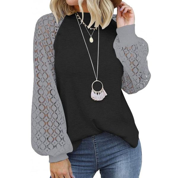 women's blouses & shirts elegant blouse lace spliced long sleeve shirt 2021 fashion casual loose ladies office blusas mujer, White
women's blouses & shirts elegant blouse lace spliced long sleeve shirt 2021 fashion casual loose ladies office blusas mujer, White