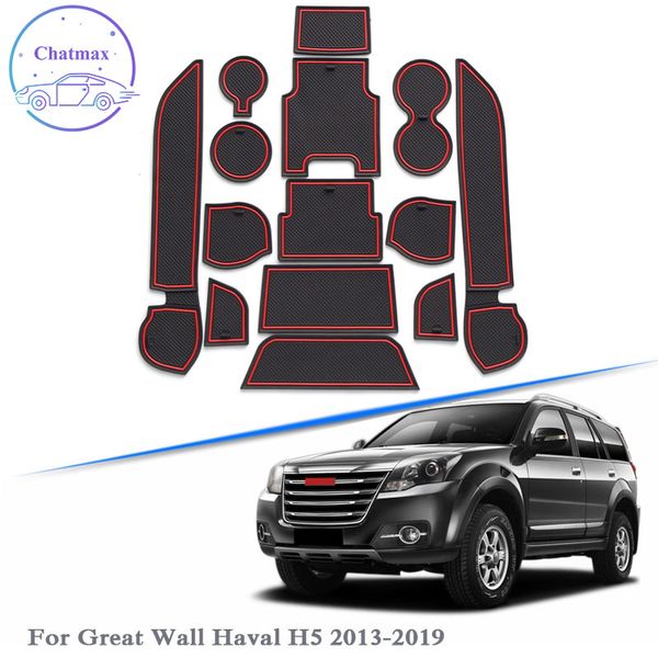 14pcs car styling for great wall haval h5 2013-2019 latex gate slot pad interior door groove mat non-slip dust mat with car brand logo
14pcs car styling for great wall haval h5 2013-2019 latex gate slot pad interior door groove mat non-slip dust mat with car brand logo
