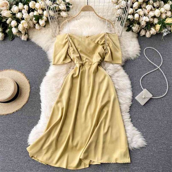 women fashion retro slash neck short sleeve high waist slim feminine a-line dress solid color clothes vestidos r667 210527, Black;gray
women fashion retro slash neck short sleeve high waist slim feminine a-line dress solid color clothes vestidos r667 210527, Black;gray