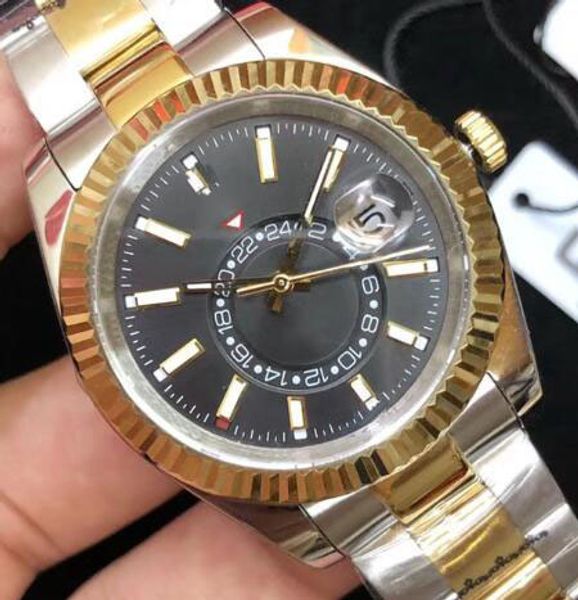 navy 2023 u1 st9 steel mens watches blue gmt automatic movement small dial sapphire calendar 42mm watch stainless sky wristwatches 5s, Slivery;brown
navy 2023 u1 st9 steel mens watches blue gmt automatic movement small dial sapphire calendar 42mm watch stainless sky wristwatches 5s, Slivery;brown