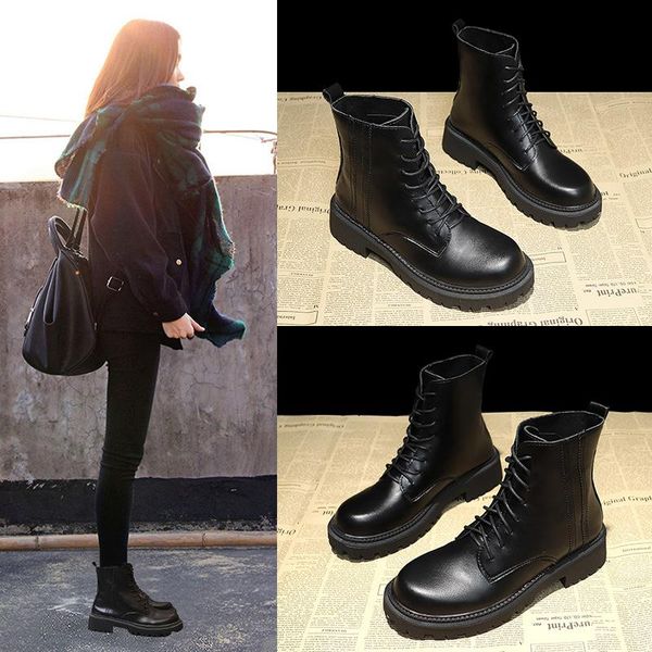 boots autumn/winter female handsome locomotive thick heeled fashion warm short, Black
boots autumn/winter female handsome locomotive thick heeled fashion warm short, Black