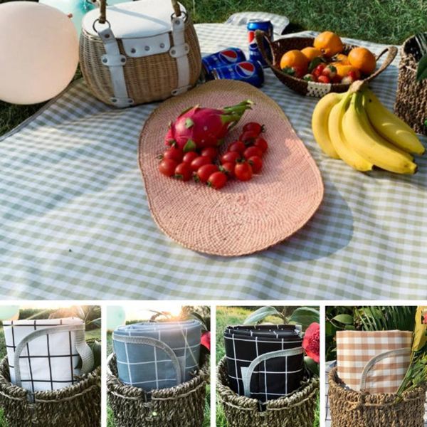 outdoor pads portable blue grid waterproof folding camping mat pocket blanket foldable leather hiking beach picnic
outdoor pads portable blue grid waterproof folding camping mat pocket blanket foldable leather hiking beach picnic