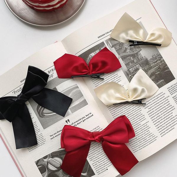children cute colors satin ribbon bow elastic hair bands sweet hairpins girls lovely ornament hair clips kids accessories, Slivery;white
children cute colors satin ribbon bow elastic hair bands sweet hairpins girls lovely ornament hair clips kids accessories, Slivery;white