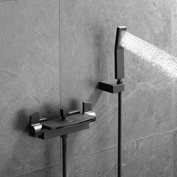 2021 new bathtub waterfall single handle mixer tap gold/black/white/chrome abs handshower bath & shower faucet 5xmy
2021 new bathtub waterfall single handle mixer tap gold/black/white/chrome abs handshower bath & shower faucet 5xmy