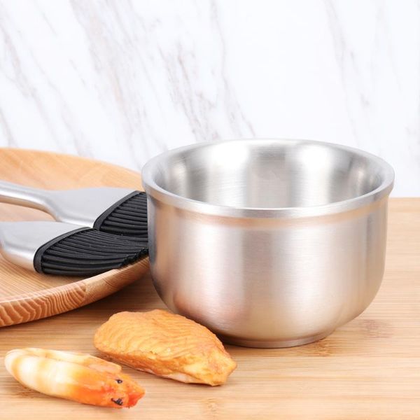 304 stainless steel bowl household utensils heat insulated double wall instant noodles metal bowl (10.5cm)
304 stainless steel bowl household utensils heat insulated double wall instant noodles metal bowl (10.5cm)