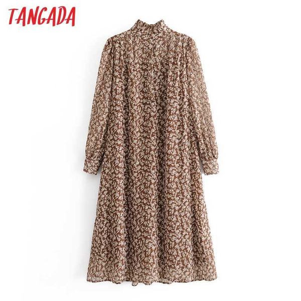 tangada spring fashion women leaf print dress long sleeve ladies loose midi dress vestidos 3a29 210609, Black;gray
tangada spring fashion women leaf print dress long sleeve ladies loose midi dress vestidos 3a29 210609, Black;gray