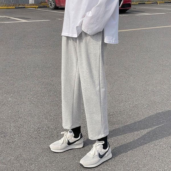 spring summer sweatpants men's fashion drawstring casual pants men streetwear korean loose hip-hop straight wide leg pants mens, Black
spring summer sweatpants men's fashion drawstring casual pants men streetwear korean loose hip-hop straight wide leg pants mens, Black