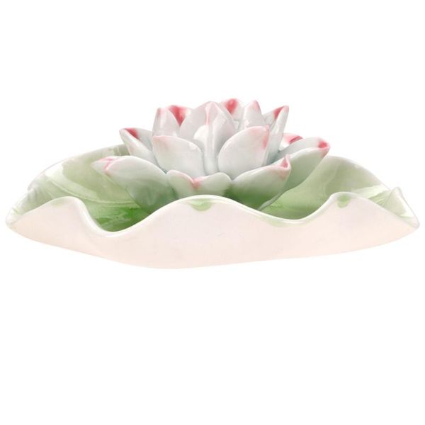 fragrance lamps 1 pc creative lotus shape incense burner furnace censer adornment 
fragrance lamps 1 pc creative lotus shape incense burner furnace censer adornment
