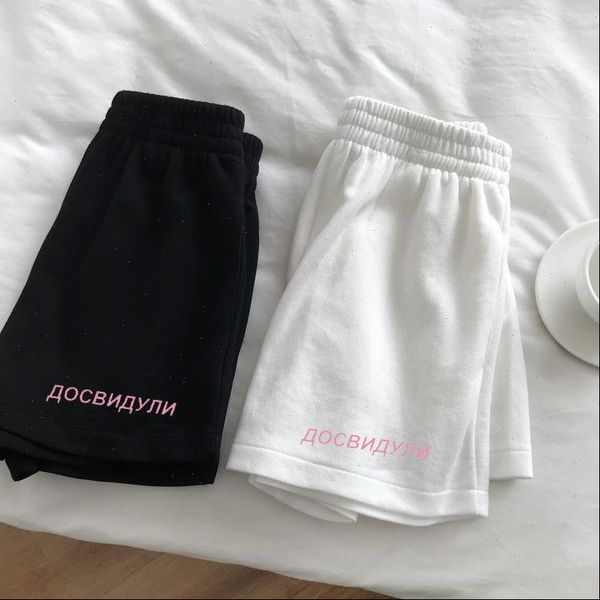 summer slim print outdoor women short sports elastic waist office mid fashion, White;black
summer slim print outdoor women short sports elastic waist office mid fashion, White;black