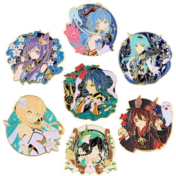 pins, brooches dz2541 genshin impact hard enamel pins for clothes badges on backpack lapel pin decoration gifts friends jewelry accessories, Gray
pins, brooches dz2541 genshin impact hard enamel pins for clothes badges on backpack lapel pin decoration gifts friends jewelry accessories, Gray