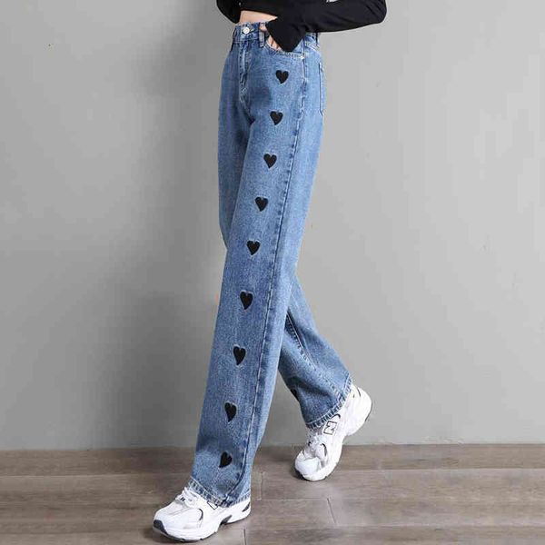 women's jeans calça jeans feminina bordada, nova coleção primavera com zÃper de cintura alta, calça perna larga reta, irmã fara qn, Blue
women's jeans calça jeans feminina bordada, nova coleção primavera com zÃper de cintura alta, calça perna larga reta, irmã fara qn, Blue