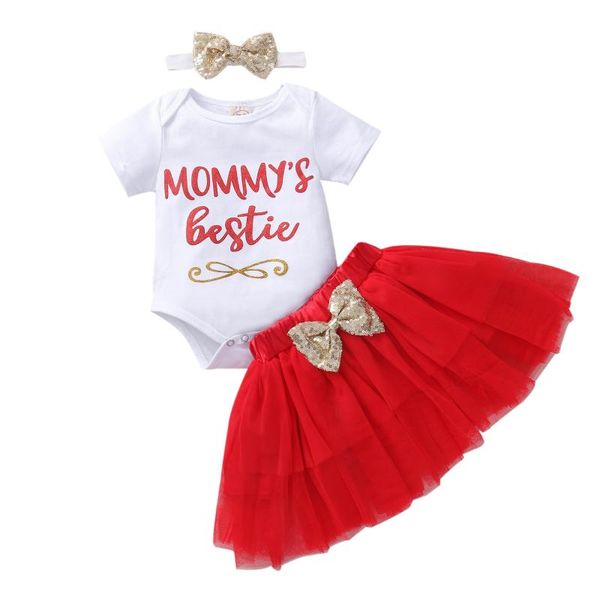 clothing sets citgeesummer 0-24m toddler baby girl 3pcs set letter print short sleeve bodysuit+red mesh skirt+headband valentine's day, White
clothing sets citgeesummer 0-24m toddler baby girl 3pcs set letter print short sleeve bodysuit+red mesh skirt+headband valentine's day, White