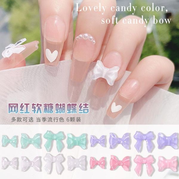 nail art decorations 6pcs/bag arrival selling fashion candy color butterflies bowknot flexible soft jelly decoration ornament girls, Silver;gold
nail art decorations 6pcs/bag arrival selling fashion candy color butterflies bowknot flexible soft jelly decoration ornament girls, Silver;gold