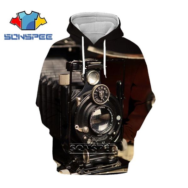 men's hoodies & sweatshirts sonspee 3d print camera punk hoodie pographer men women movement fashion street hip hop cool harajuku hoode, Black
men's hoodies & sweatshirts sonspee 3d print camera punk hoodie pographer men women movement fashion street hip hop cool harajuku hoode, Black