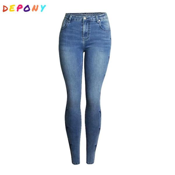 women's jeans 2021 depony star embroidery skinny high waist women pencil denim vintage elastic pants plus size, Blue
women's jeans 2021 depony star embroidery skinny high waist women pencil denim vintage elastic pants plus size, Blue