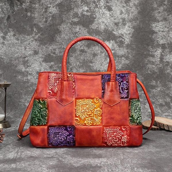 evening bags vintage genuine leather women handbags leisure large capacity first layer cowhide messenger bag shopping floral casual tote
evening bags vintage genuine leather women handbags leisure large capacity first layer cowhide messenger bag shopping floral casual tote