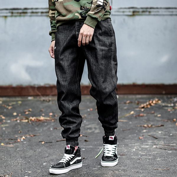 2021 new estilo japons moda calas de brim dos homens desenhador do vintage soltas fit denim harem pants cor preta inferior slack corredores, Blue
2021 new estilo japons moda calas de brim dos homens desenhador do vintage soltas fit denim harem pants cor preta inferior slack corredores, Blue