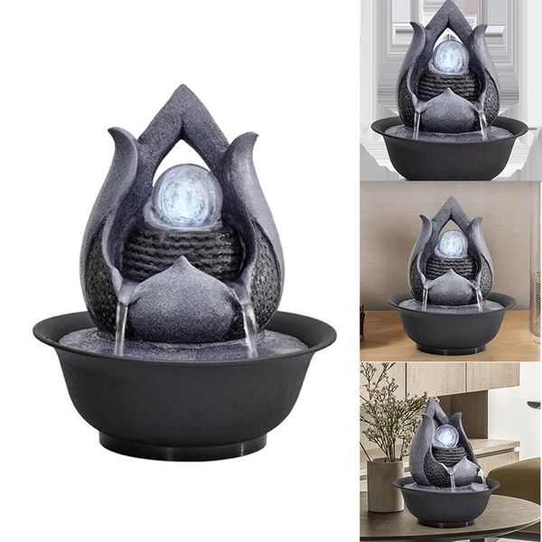 garden decorations indoor electric tablefountain with led lights decorative tiered rock and waterfall design quiet & soothing
garden decorations indoor electric tablefountain with led lights decorative tiered rock and waterfall design quiet & soothing
