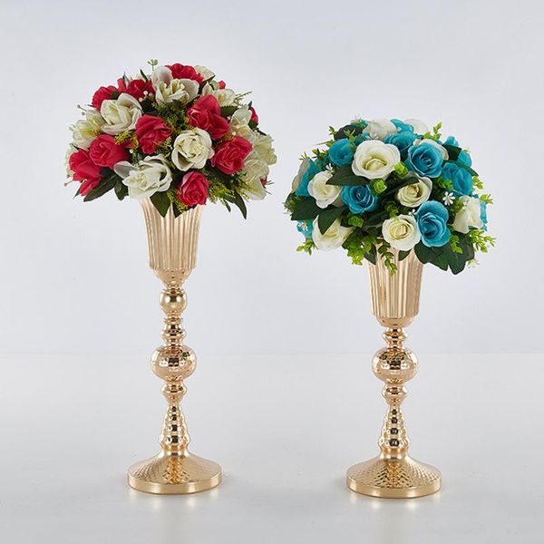 10 pcs/lot gold vases road lead artificial flower pot flower column stand wedding table centerpieces for christmas home decor
10 pcs/lot gold vases road lead artificial flower pot flower column stand wedding table centerpieces for christmas home decor