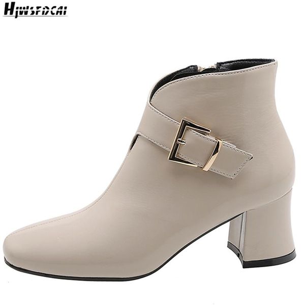 boots hjwsfdcai belt buckle women plush fur high heel shoes square toe zipper ladies patent leather ankle for heels, Black
boots hjwsfdcai belt buckle women plush fur high heel shoes square toe zipper ladies patent leather ankle for heels, Black