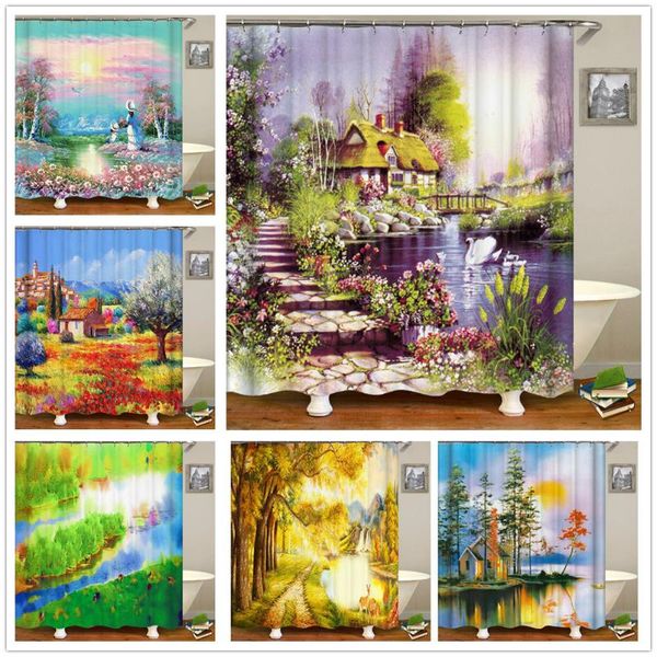 shower curtains oil painting scenery flowers plant swan spring landscape bath curtain waterproof bathroom decor polyester cloth
shower curtains oil painting scenery flowers plant swan spring landscape bath curtain waterproof bathroom decor polyester cloth
