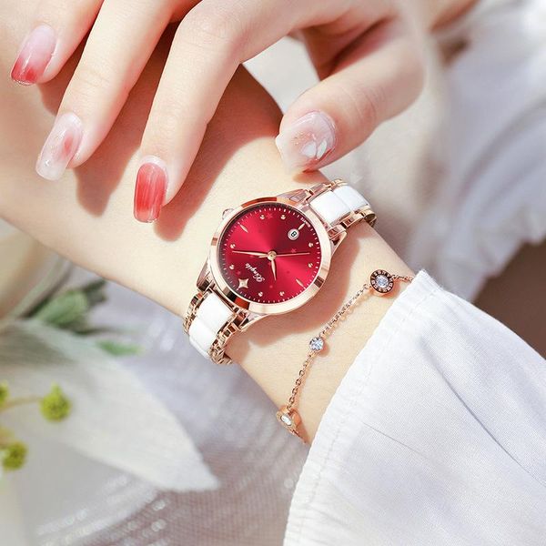 wristwatches fashion ceramic strap watches for women light luxury waterproof ladies watch high-end business stainless steel, Slivery;brown
wristwatches fashion ceramic strap watches for women light luxury waterproof ladies watch high-end business stainless steel, Slivery;brown