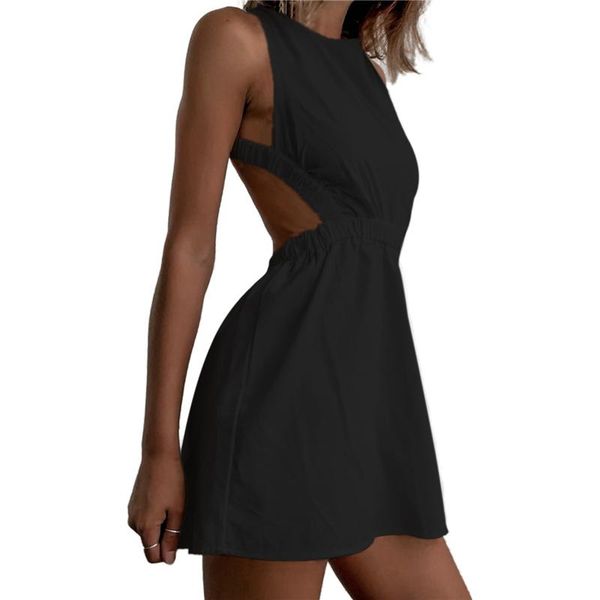 casual dresses women dress, solid color halter neck sleeveless off-the-shoulder, black/ green/ purple/ pink/ blue, Black;gray
casual dresses women dress, solid color halter neck sleeveless off-the-shoulder, black/ green/ purple/ pink/ blue, Black;gray