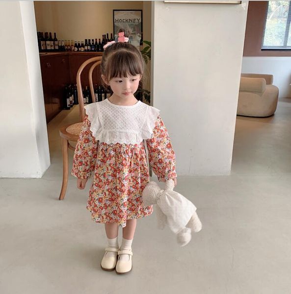 girl's dresses 2021 korea style girls printed dress fashion cotton autumn winter full sleeve 2-8 years wd306, Red;yellow
girl's dresses 2021 korea style girls printed dress fashion cotton autumn winter full sleeve 2-8 years wd306, Red;yellow