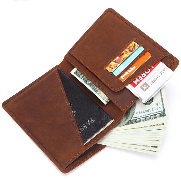 card holders multifunction passport cover travel wallet genuine leather business holder vintage document organizer, Brown;gray
card holders multifunction passport cover travel wallet genuine leather business holder vintage document organizer, Brown;gray