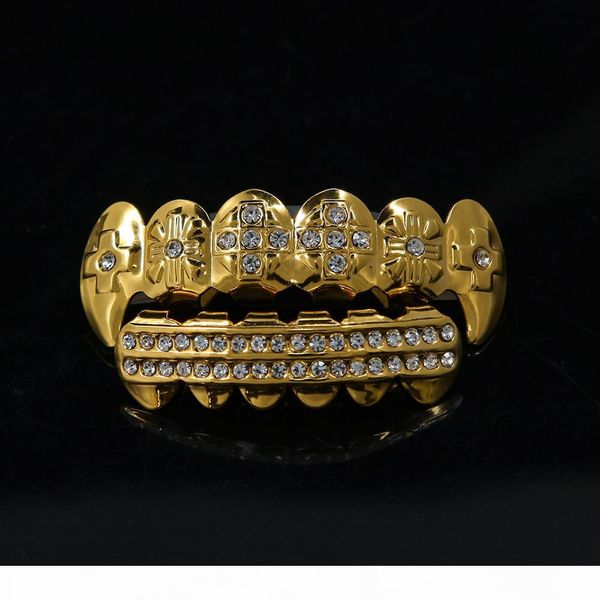 Hip Hop iced Out Rhinestone Teeth For Mouth GRILLZ Caps Top & Bottom Grill Set vampire teeth Party Gift, Black
Hip Hop iced Out Rhinestone Teeth For Mouth GRILLZ Caps Top & Bottom Grill Set vampire teeth Party Gift, Black