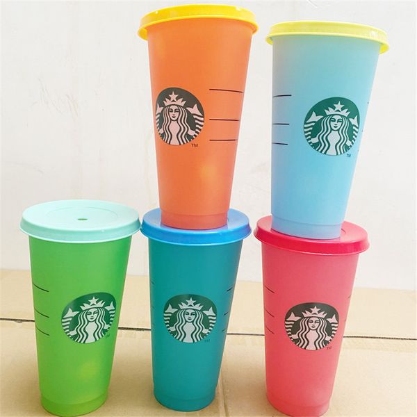 star bucks tumblers thermochromic cup cold changeable plastic color-changing straw pp materials cups
star bucks tumblers thermochromic cup cold changeable plastic color-changing straw pp materials cups