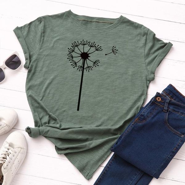 women's t-shirt dandelion wildflower nature tee graphic t shirts for women cotton short sleeve female shirt summer casual clothes gift, White
women's t-shirt dandelion wildflower nature tee graphic t shirts for women cotton short sleeve female shirt summer casual clothes gift, White