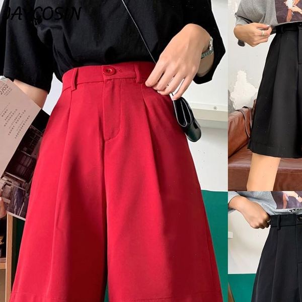 women western trousers summer solid zipper button high waist shorts elegant loose pleated officcewear wide leg shorts, White;black
women western trousers summer solid zipper button high waist shorts elegant loose pleated officcewear wide leg shorts, White;black