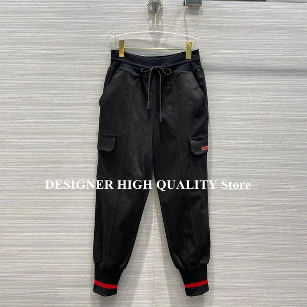 women's pants & capris 2021 fashion cargo women solid color big pockets red stripes patchwork casual streetwear sweatpants, Black;white
women's pants & capris 2021 fashion cargo women solid color big pockets red stripes patchwork casual streetwear sweatpants, Black;white
