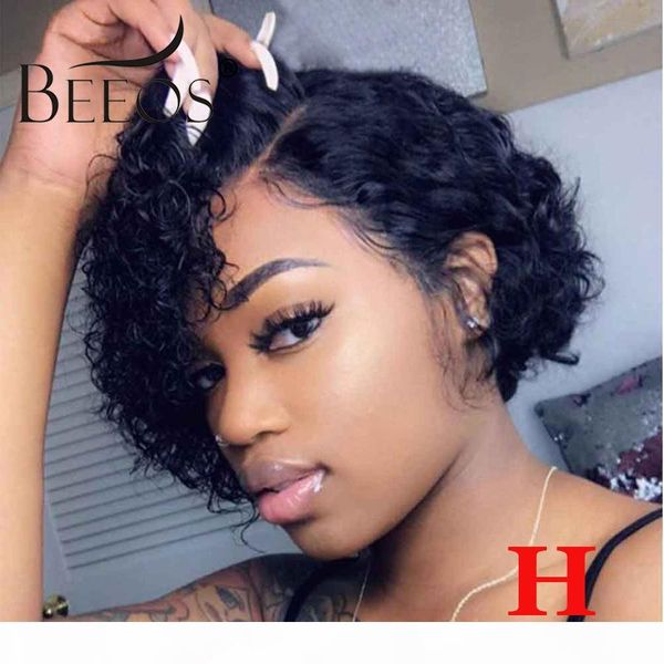 beeos brazilian short curly 13*6 lace front human hair wigs pre plucked with baby hair remy hair wigs 130% women natural black
beeos brazilian short curly 13*6 lace front human hair wigs pre plucked with baby hair remy hair wigs 130% women natural black