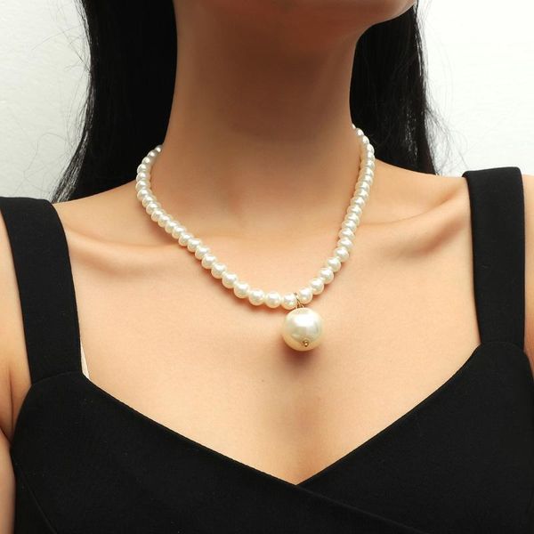 2021 new fashion pearl choker necklace cute chain pendant for women jewelry girl gift, Silver
2021 new fashion pearl choker necklace cute chain pendant for women jewelry girl gift, Silver