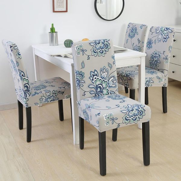chair covers protector 1/2/4/pcs printed cover universal seat slipcovers el banquet home wedding decoration