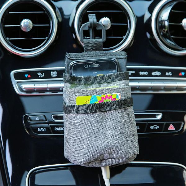 car organizer net pocket outlet air vent storage mobile phone pouch bag stowing tidying auto accessories
car organizer net pocket outlet air vent storage mobile phone pouch bag stowing tidying auto accessories