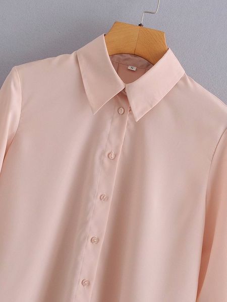 new 2021 pink women long sleeve and blouses female solid color button up shirts ol clothes i3cq, Tan;black
new 2021 pink women long sleeve and blouses female solid color button up shirts ol clothes i3cq, Tan;black