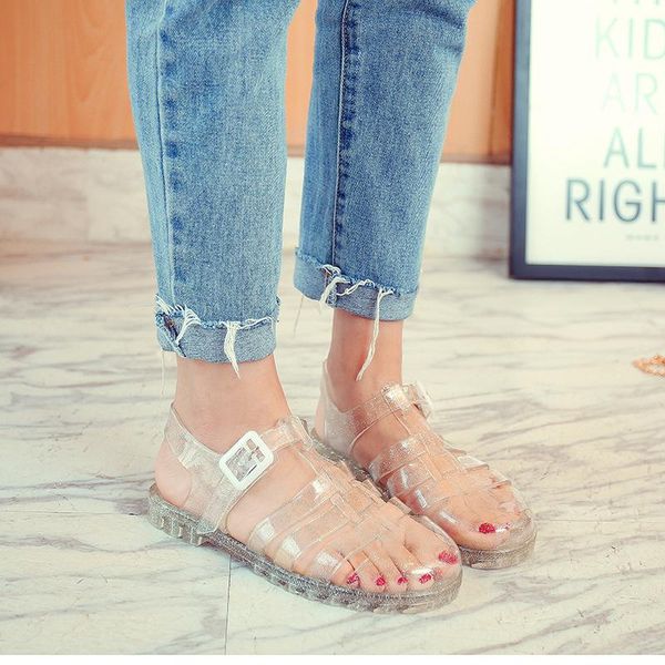 sandals 2021 women jelly shoes ladies garden beach slippers summer breathable comfortable transparent bling shoe plus size, Black
sandals 2021 women jelly shoes ladies garden beach slippers summer breathable comfortable transparent bling shoe plus size, Black