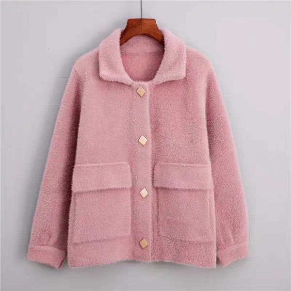 2021 new female fashion autumn cardigan jacket lapel solid color cashmere coat wool w62a, Black
2021 new female fashion autumn cardigan jacket lapel solid color cashmere coat wool w62a, Black