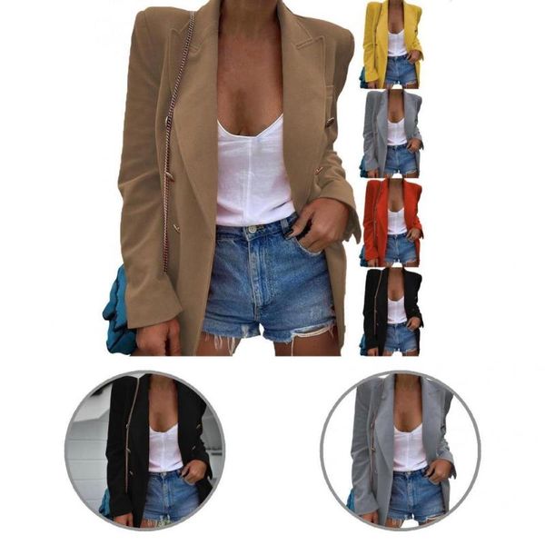 women's suits & blazers turn-down collar great woolen autumn blazer lapel spring suit coat cardigan for going out, White;black
women's suits & blazers turn-down collar great woolen autumn blazer lapel spring suit coat cardigan for going out, White;black