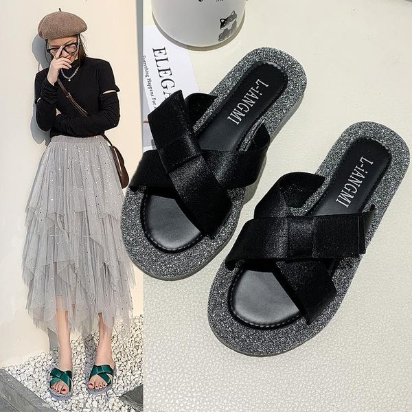 2021 women's shoes summer flat slippers soft comfortable female flip flops sandals outdoor beach ladies slides tenis feminino, Black
2021 women's shoes summer flat slippers soft comfortable female flip flops sandals outdoor beach ladies slides tenis feminino, Black