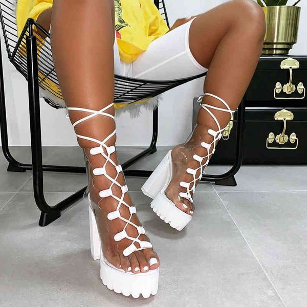 dress shoes rimocy peep toe pvc jelly sandals women fashion strappy high heels gladiator woman plus size platform sandalias b, Black
dress shoes rimocy peep toe pvc jelly sandals women fashion strappy high heels gladiator woman plus size platform sandalias b, Black