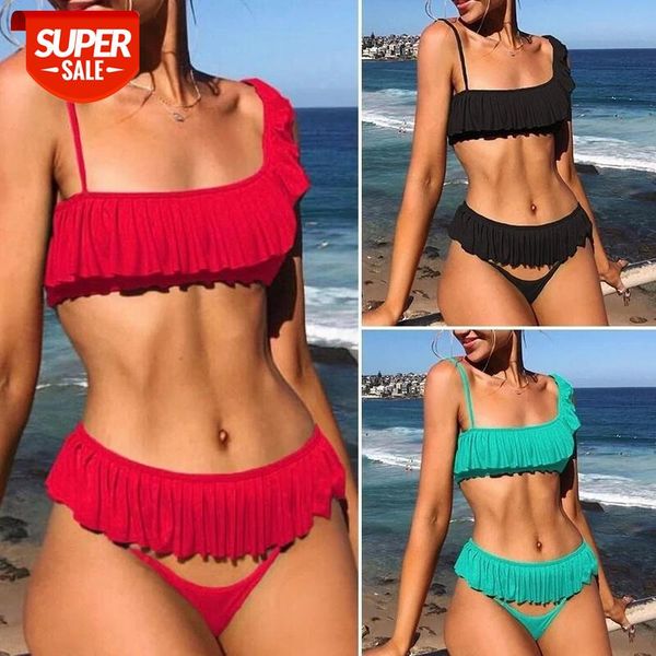 ruffle swimsuit female one shoulder bikini 2020 red high cut swimwear women bathers summer beach wear 3 pieces biquini #km7f, White;black
ruffle swimsuit female one shoulder bikini 2020 red high cut swimwear women bathers summer beach wear 3 pieces biquini #km7f, White;black