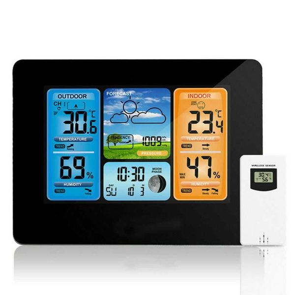 2021 new digital hygrometer wireless sensor forecast outdoor indoor weather station led alarm clock b59c
2021 new digital hygrometer wireless sensor forecast outdoor indoor weather station led alarm clock b59c