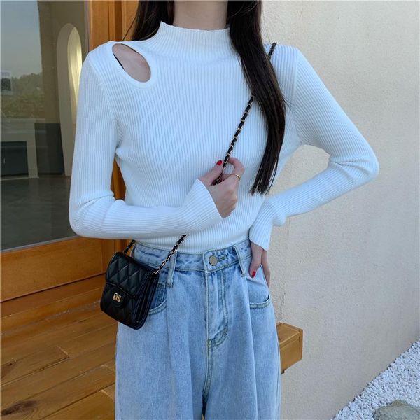 women's sweaters basic turtleneck slim sweater pullover women autumn winter casual long sleeve for female chic jumpers top, White;black
women's sweaters basic turtleneck slim sweater pullover women autumn winter casual long sleeve for female chic jumpers top, White;black